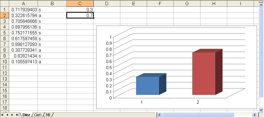 Ejecutar el programa Excel para volados